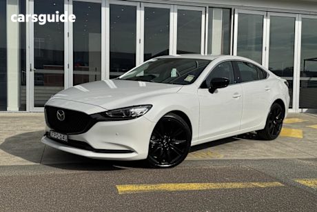 White 2024 Mazda 6 Sedan G35 GT SP
