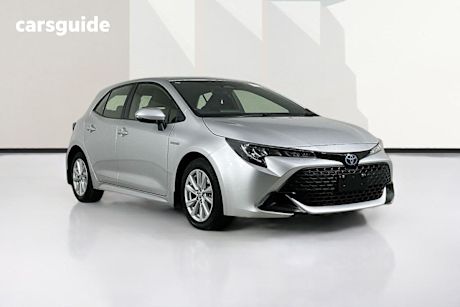 Silver 2022 Toyota Corolla Hatchback Ascent Sport Hybrid