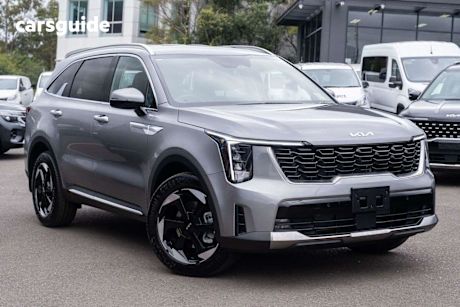 Grey 2025 Kia Sorento Wagon Sport+ 7 Seat