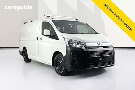 White 2020 Toyota Hiace Van LWB