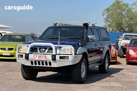 Blue 2006 Nissan Navara Dual Cab Pick-up ST-R (4X4)