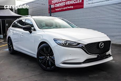 White 2024 Mazda 6 Wagon G35 GT SP