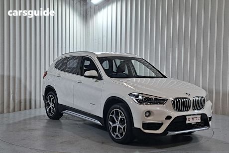 White 2016 BMW X1 Wagon sDrive18d Steptronic