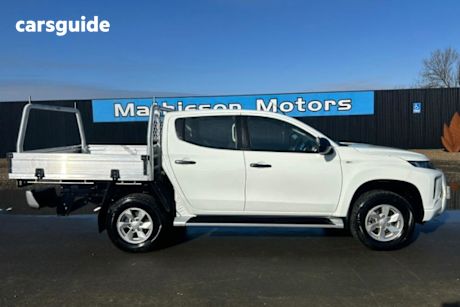 White 2020 Mitsubishi Triton Double Cab Pick Up GLX Plus (4X4)