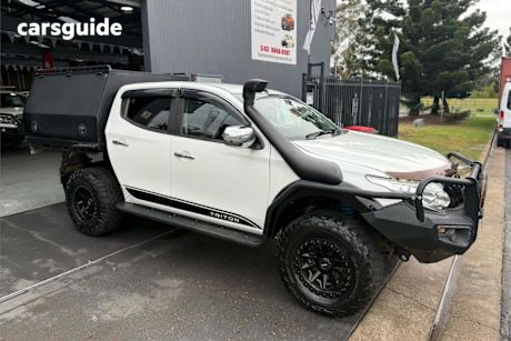 White 2017 Mitsubishi Triton Dual Cab Utility GLS (4X4) Sports EDT