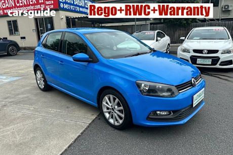 Blue 2016 Volkswagen Polo Hatchback 66 TSI Trendline