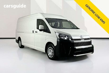 White 2019 Toyota Hiace Van Slwb