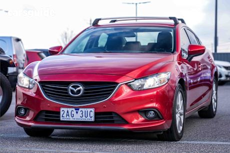 Red 2013 Mazda 6 Sedan Touring