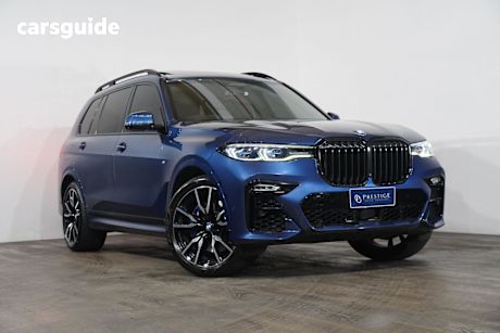 Blue 2021 BMW X7 Wagon Xdrive30D
