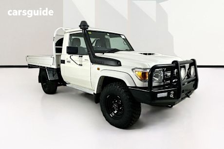 White 2021 Toyota Landcruiser 70 Series Cab Chassis GXL