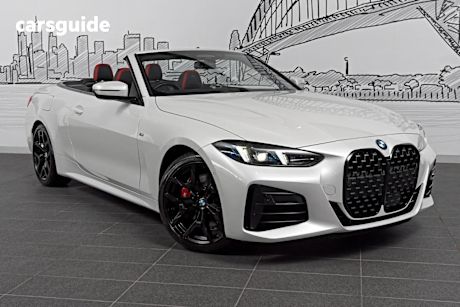 White 2024 BMW 420I Convertible M Sport