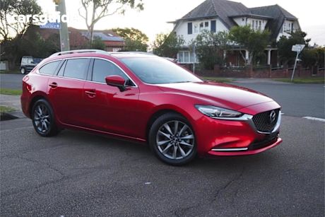 Red 2020 Mazda 6 Wagon Sport