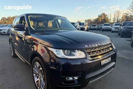 Blue 2016 Land Rover Range Rover Sport Wagon 3.0 TDV6 SE