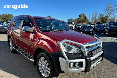 Red 2018 Isuzu MU-X Wagon LS-T (4X4)