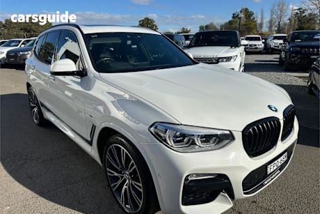 White 2018 BMW X3 Wagon Xdrive 30D