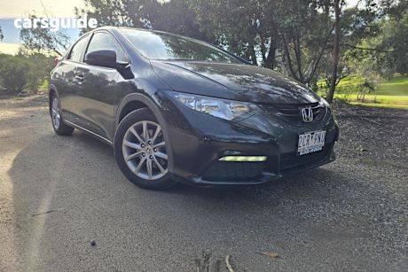 Black 2012 Honda Civic Hatchback VTI-S