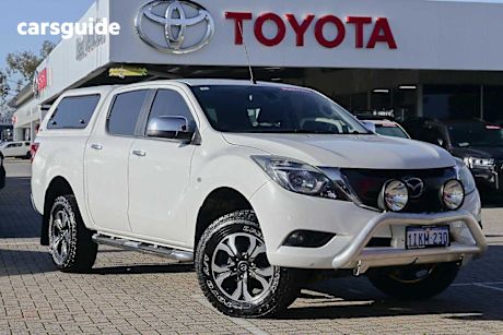 White 2017 Mazda BT-50 Dual Cab Utility XTR (4X4)