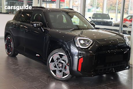 Black 2025 Mini Aceman Hatch JCW E FAVOURED F