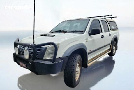 White 2007 Holden Rodeo Crew Cab Pickup LX (4X4)