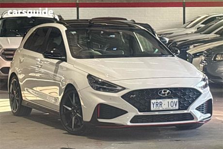 White 2022 Hyundai I30 Hatch N D-CT Premium