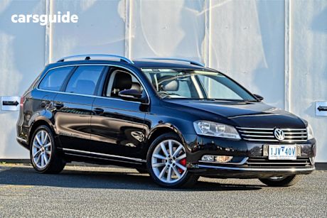 Black 2013 Volkswagen Passat Wagon 130 TDI Highline