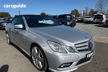 Silver 2011 Mercedes-Benz E350 Cabriolet Avantgarde