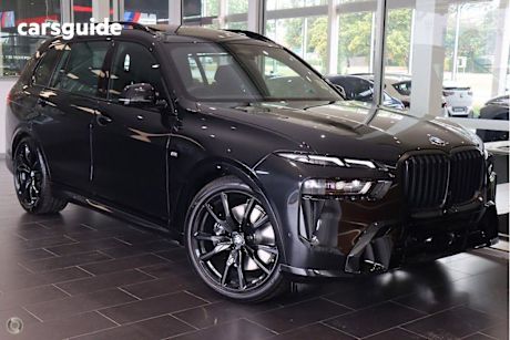 Black 2025 BMW X7 Wagon Xdrive40D M Sport Mhev