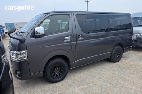 Grey 2021 Toyota Hiace Van GL Super