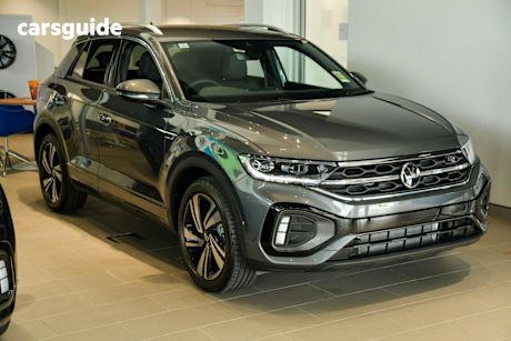 Grey 2025 Volkswagen T-ROC Wagon 140TSI R-Line