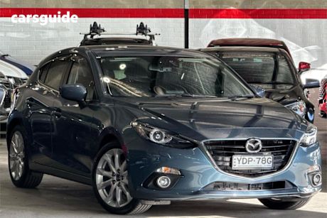 Blue 2015 Mazda 3 Hatchback SP25 GT