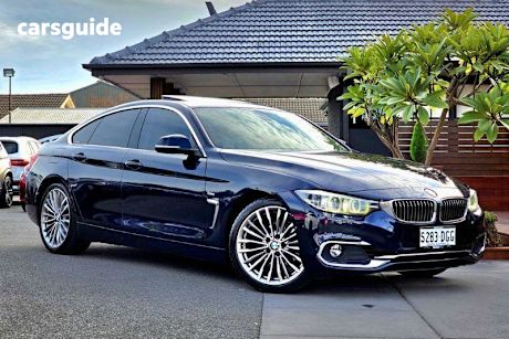 Blue 2017 BMW 420I Coupe Gran Coupe Luxury Line