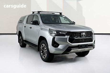 Silver 2024 Toyota Hilux Double Cab Pick Up SR5 48V (4X4)
