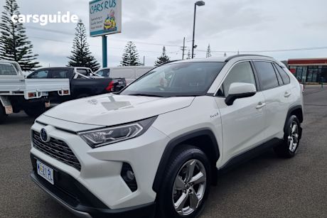 White 2021 Toyota RAV4 Wagon GXL (2WD) Hybrid