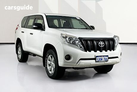 White 2015 Toyota Landcruiser Prado Wagon Gx (4X4)