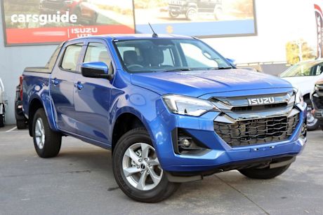 Blue 2024 Isuzu D-MAX Crew Cab Utility LS-M (4X4)