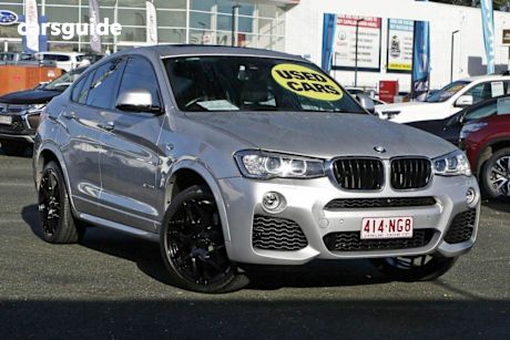 Silver 2017 BMW X4 Coupe Xdrive 20I