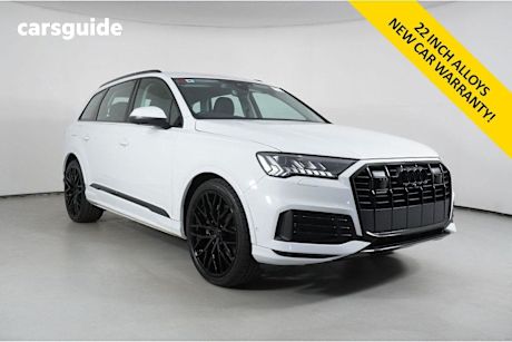 White 2023 Audi Q7 Wagon 45 TDI Quattro Mhev