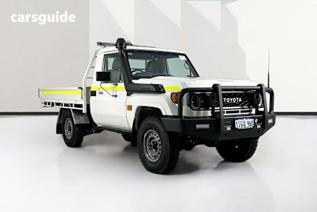 White 2024 Toyota Landcruiser 70 Series Cab Chassis LC79 Workmate