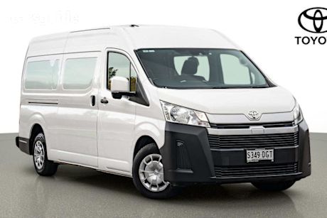White 2021 Toyota Hiace Van Slwb GL (colours)