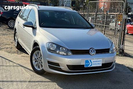 Silver 2014 Volkswagen Golf Wagon 90 Tsi