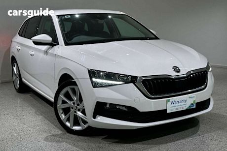 White 2022 Skoda Scala Hatchback 110 TSI Ambition