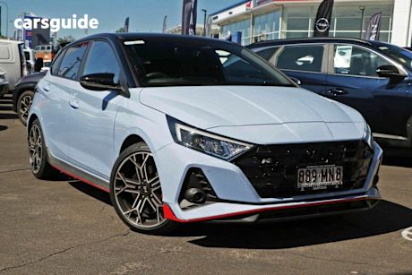 Blue 2024 Hyundai I20 Hatchback N TTR