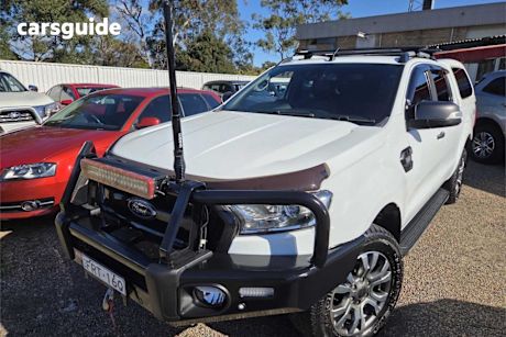 White 2018 Ford Ranger Double Cab Pick Up Wildtrak 3.2 (4X4)