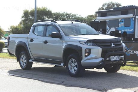 Silver 2021 Mitsubishi Triton Double Cab Pick Up Glx+ (4X4)