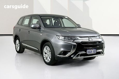 Grey 2021 Mitsubishi Outlander Wagon ES 7 Seat (2WD)