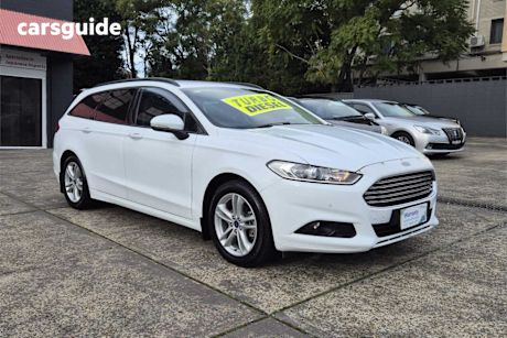 White 2018 Ford Mondeo Wagon Ambiente Tdci