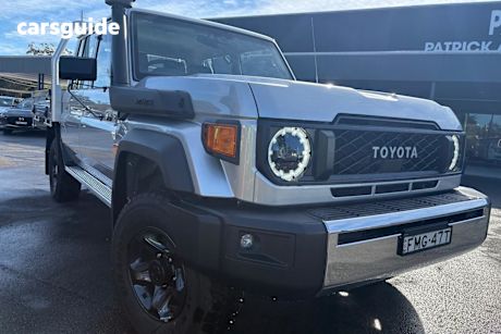 Silver 2024 Toyota Landcruiser 70 Series Cab Chassis LC79 GXL