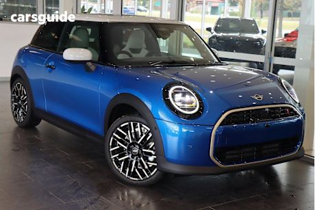 Blue 2025 Mini Cooper Hatch S FAVOURED F