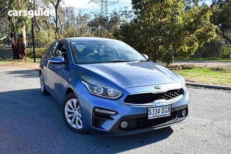 Blue 2021 Kia Cerato Hatchback S