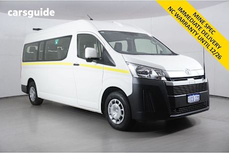 White 2021 Toyota Hiace Bus Slwb Commuter (12 Seats)